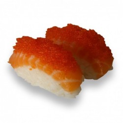 Sushi Saumon Tobikko Orange...